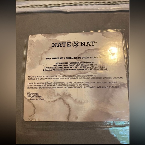 Nate and Nat double sheets set in alloy - Picture 5 of 8